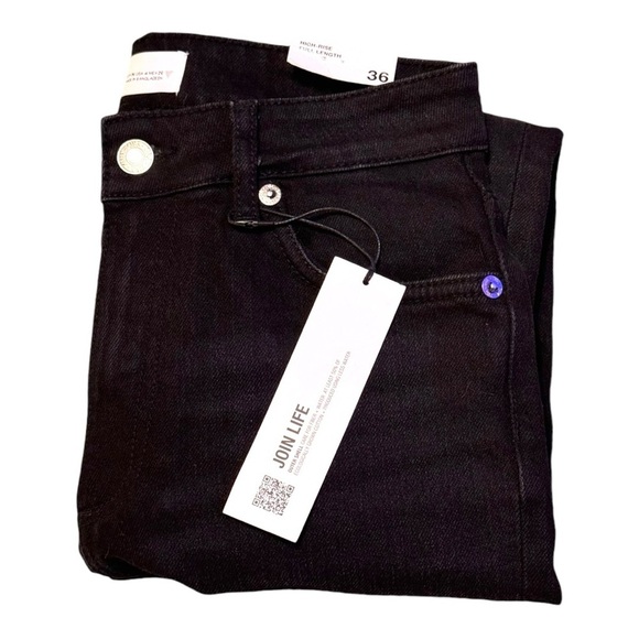 Zara Black High Rise Women Jeans - Picture 8 of 8